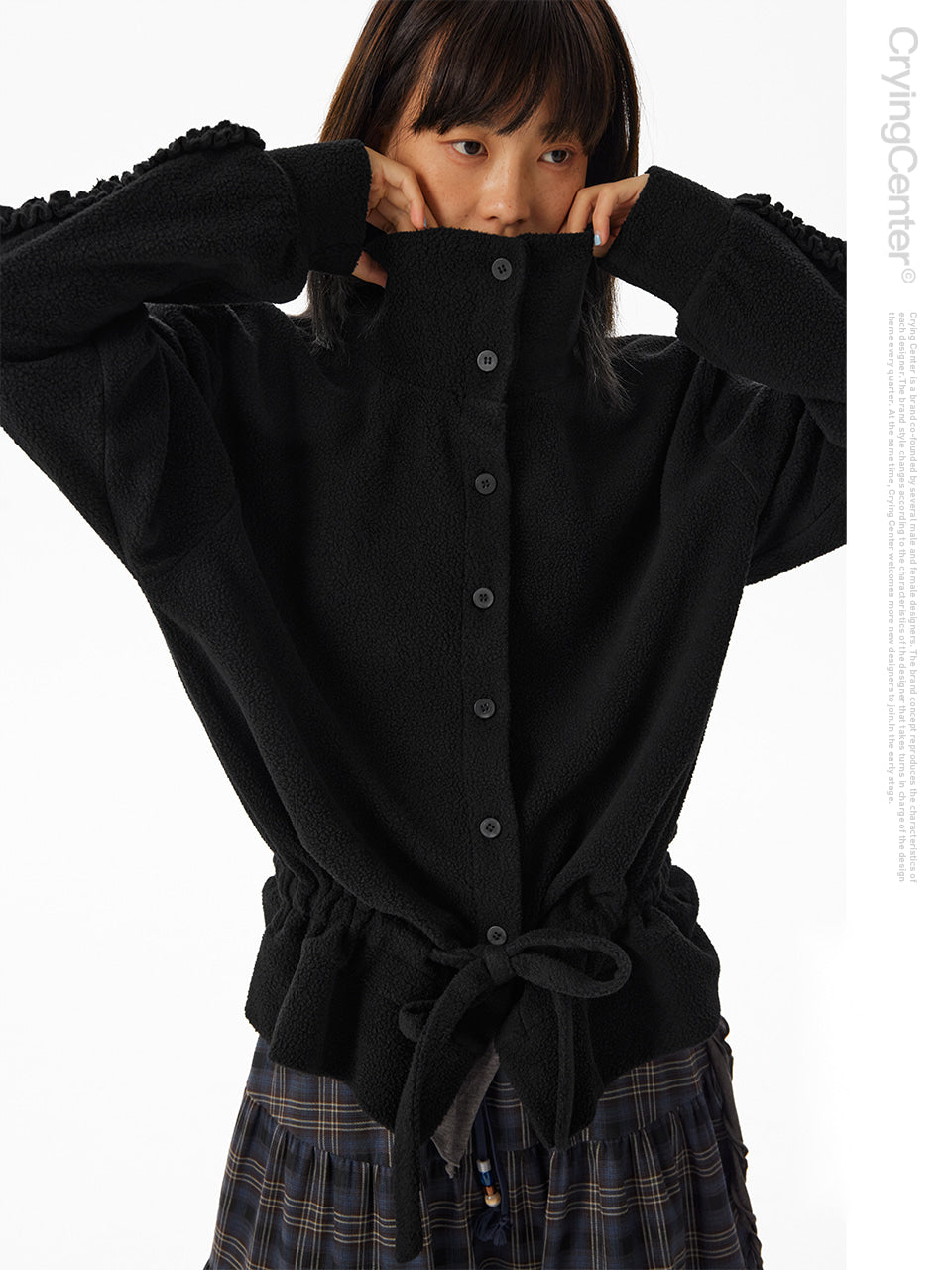 CryingCenter Waist String Cardigan