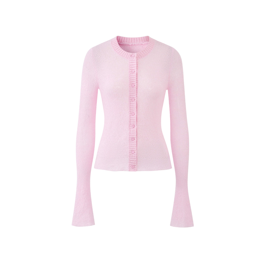 Soft Knit Mohair Cardigan (4color)
