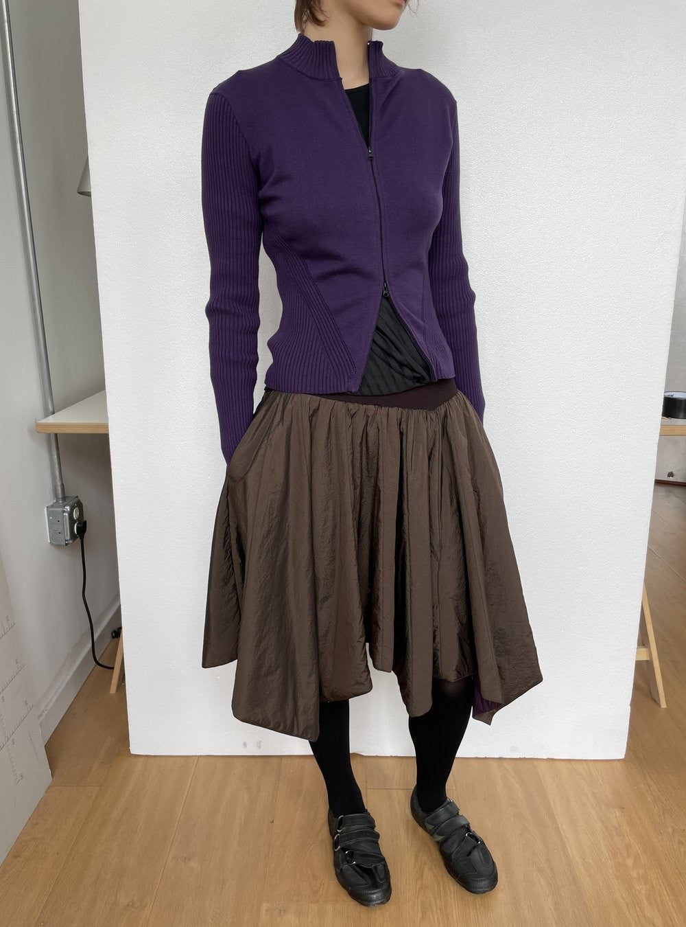 Dual Shade Padded Skirt