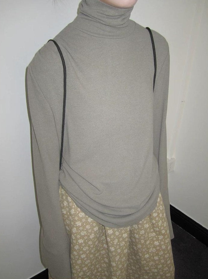 3months | CASUAL FLEECE HIGH NECK SWEATER【ID:TN00062】