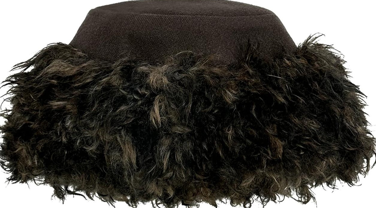 THELIGHT | REVERSIBLE FAUX LAMB WOOL BUCKET HAT【ID:TN00118】