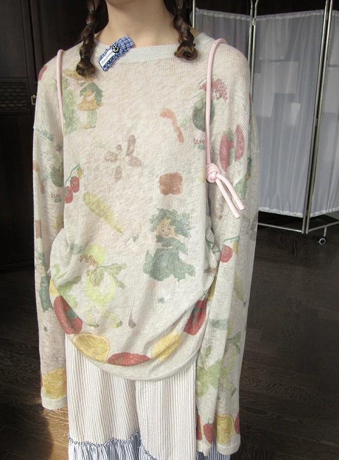 3months | KOREAN KNIT LONG SLEEVE TOP【ID:TN00046】