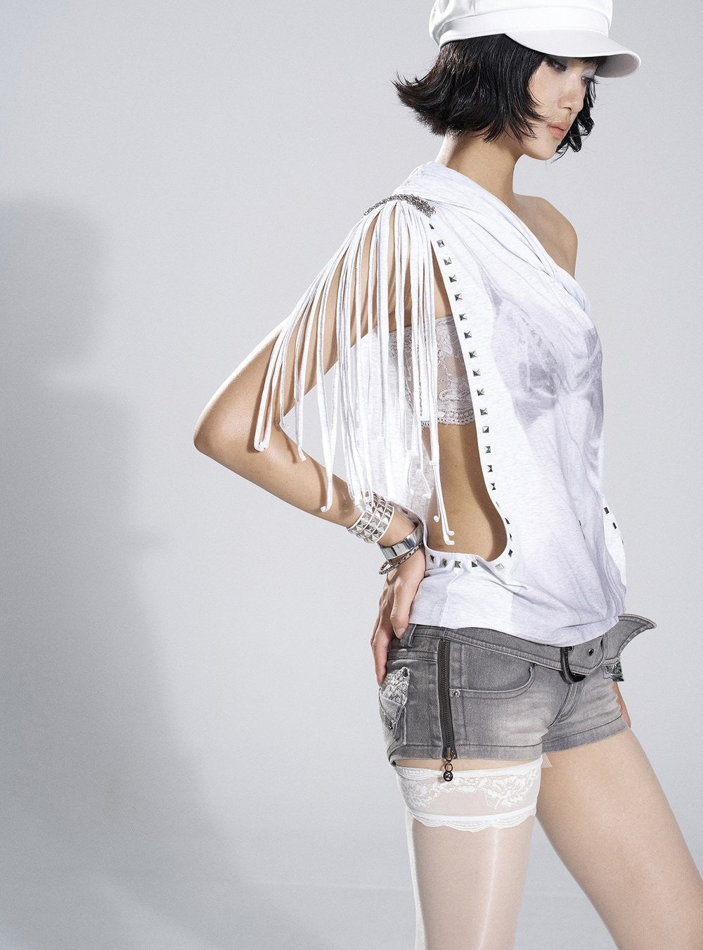 Tassel Stud Top (2color)