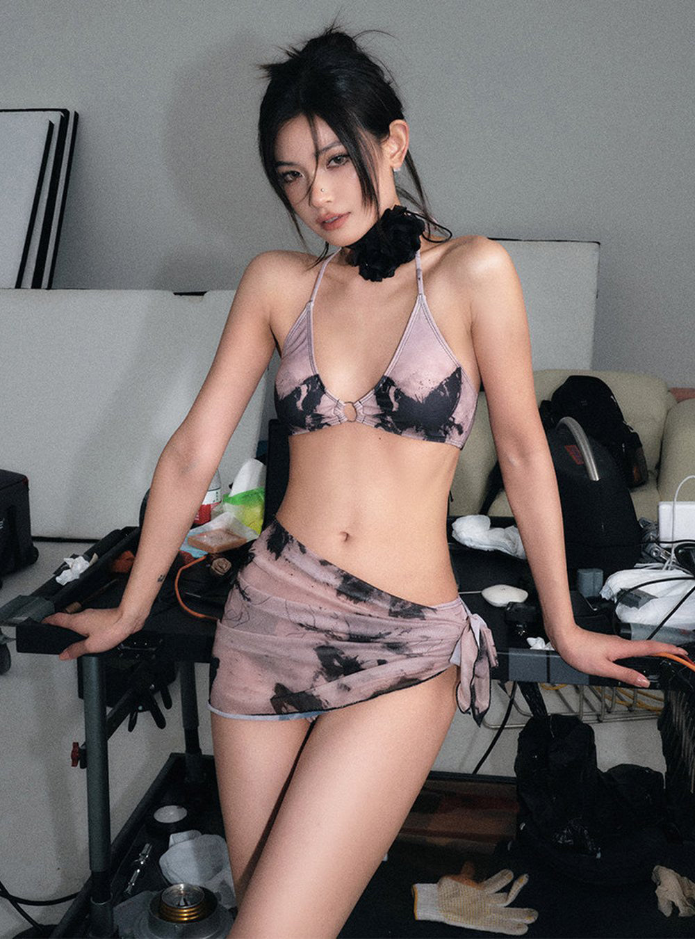 Wasteland Noir Bikini Set (3Piece)