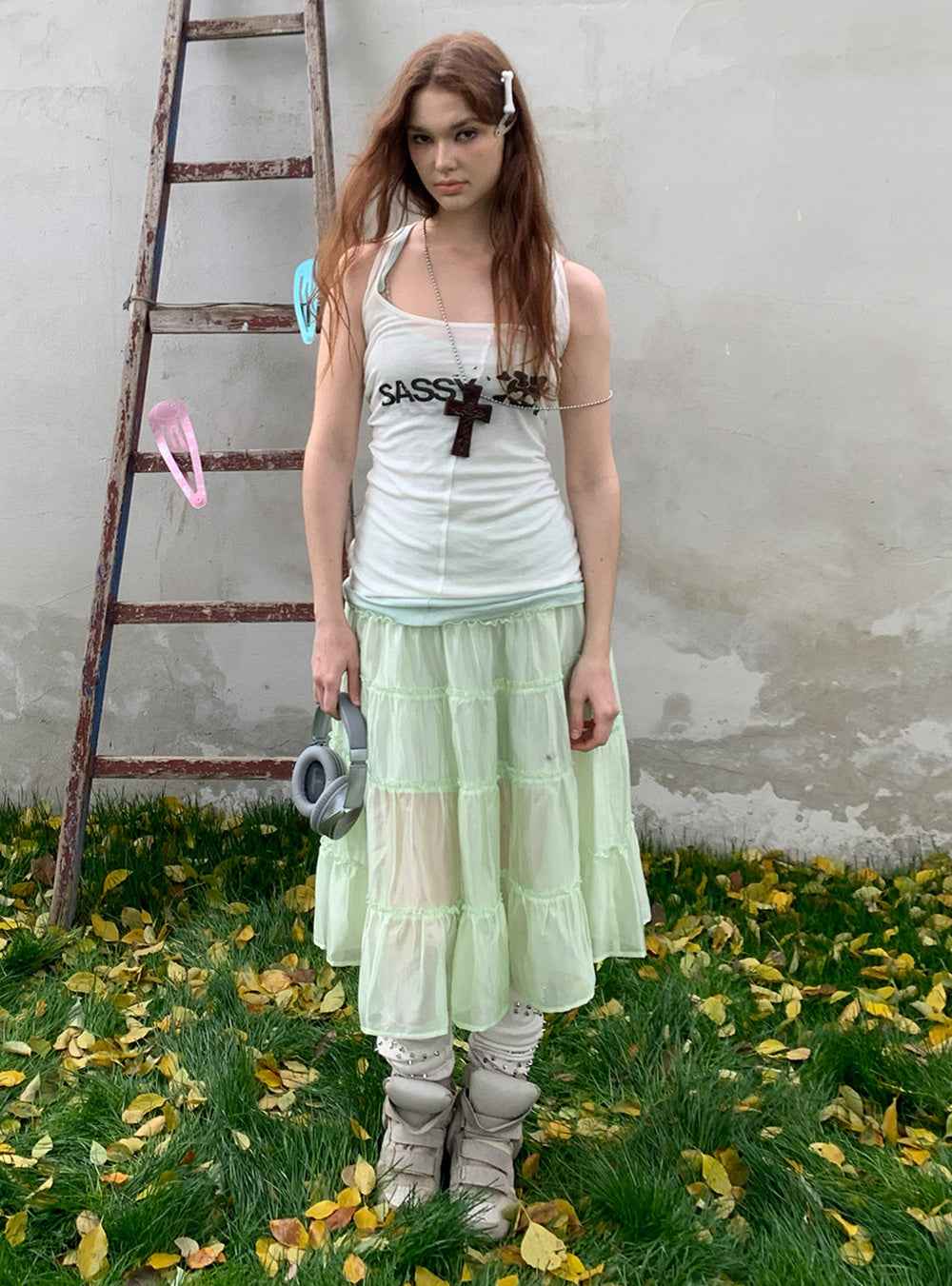 Clean Mint Airy Skirt