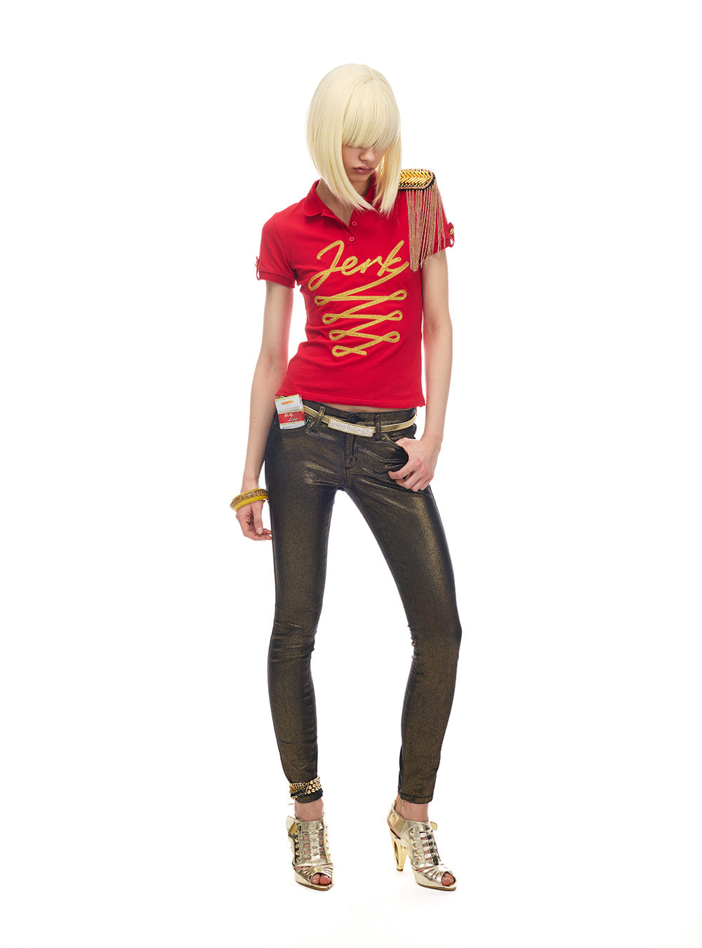Royal Script Cord Polo Top