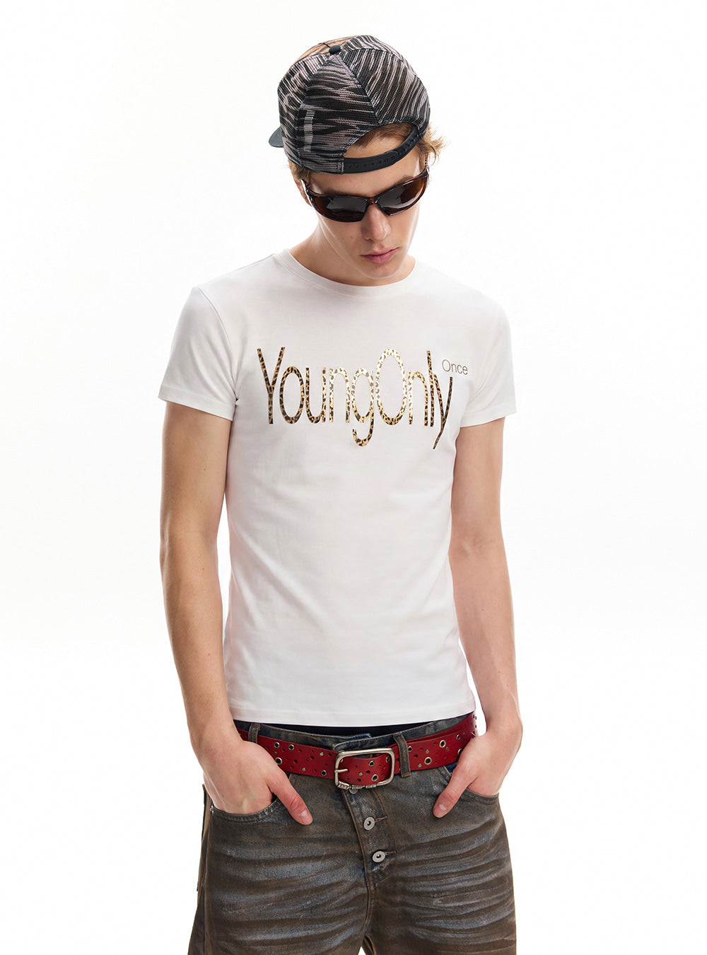 Young Only Metal Print Top (2color)
