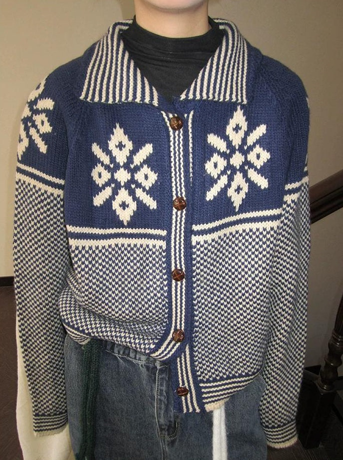 3months | RETRO LOOSE KNIT SWEATER JACKET【ID:TN00043】