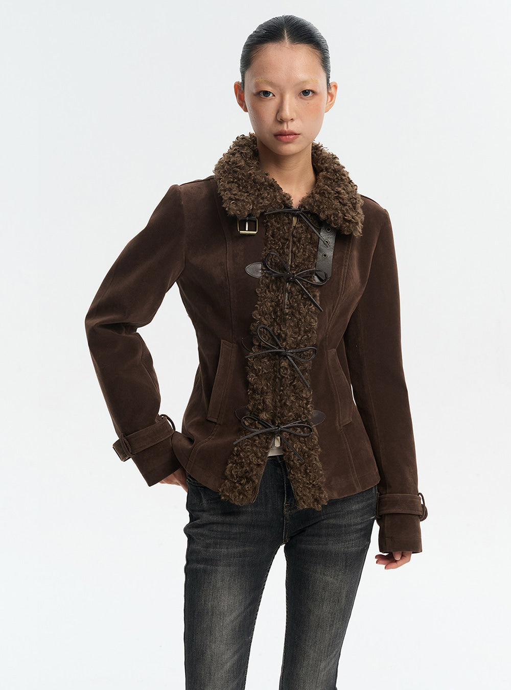 Brown Suede Women’s Jacket