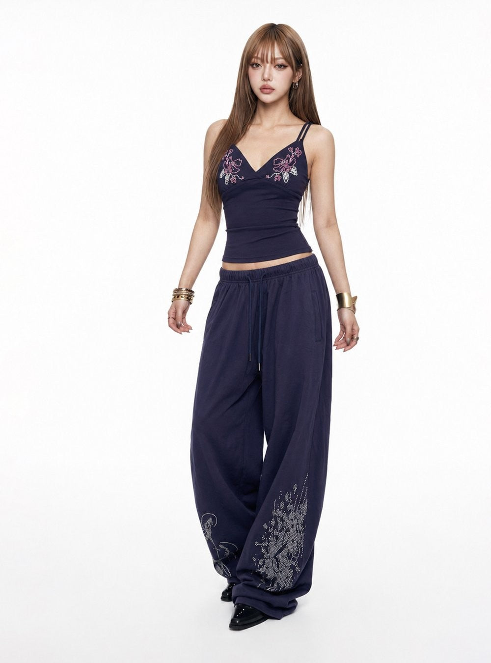 Crystal Wave Wide Pants