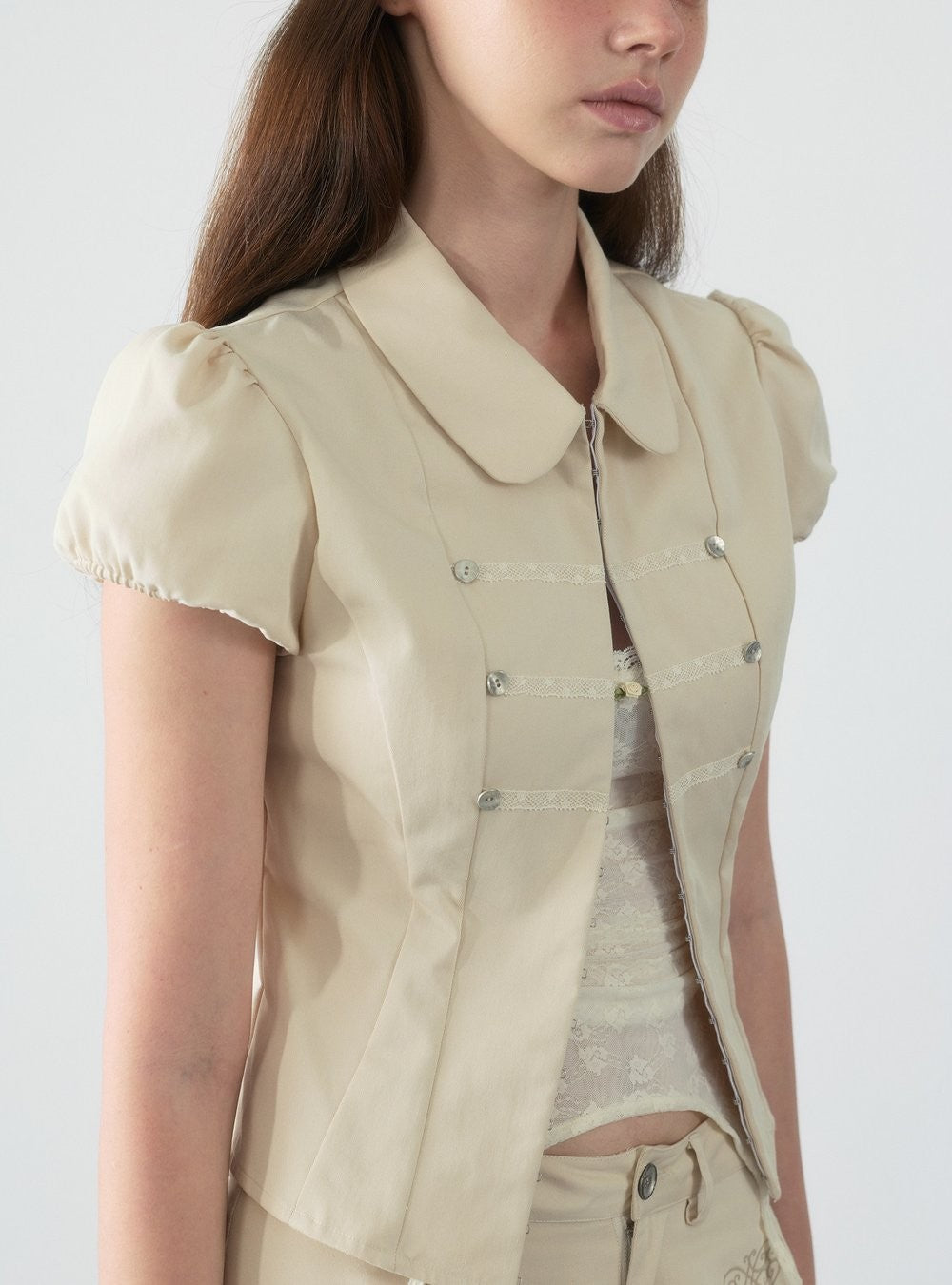 Spiral Stitch Puff Shirt