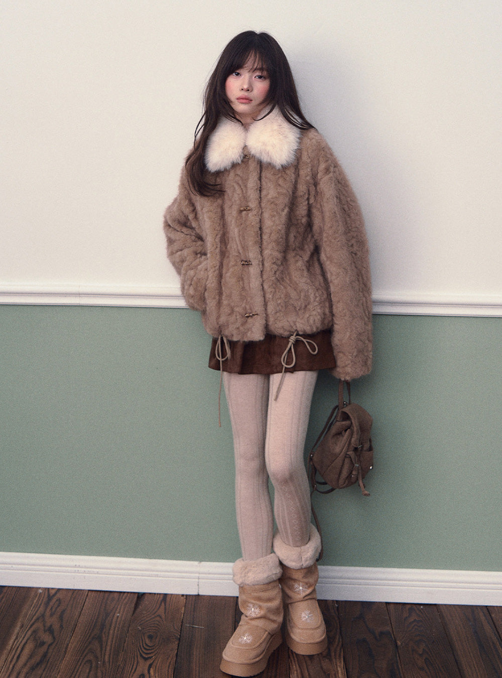 Soft Tone Color Lapel Coat (2color)