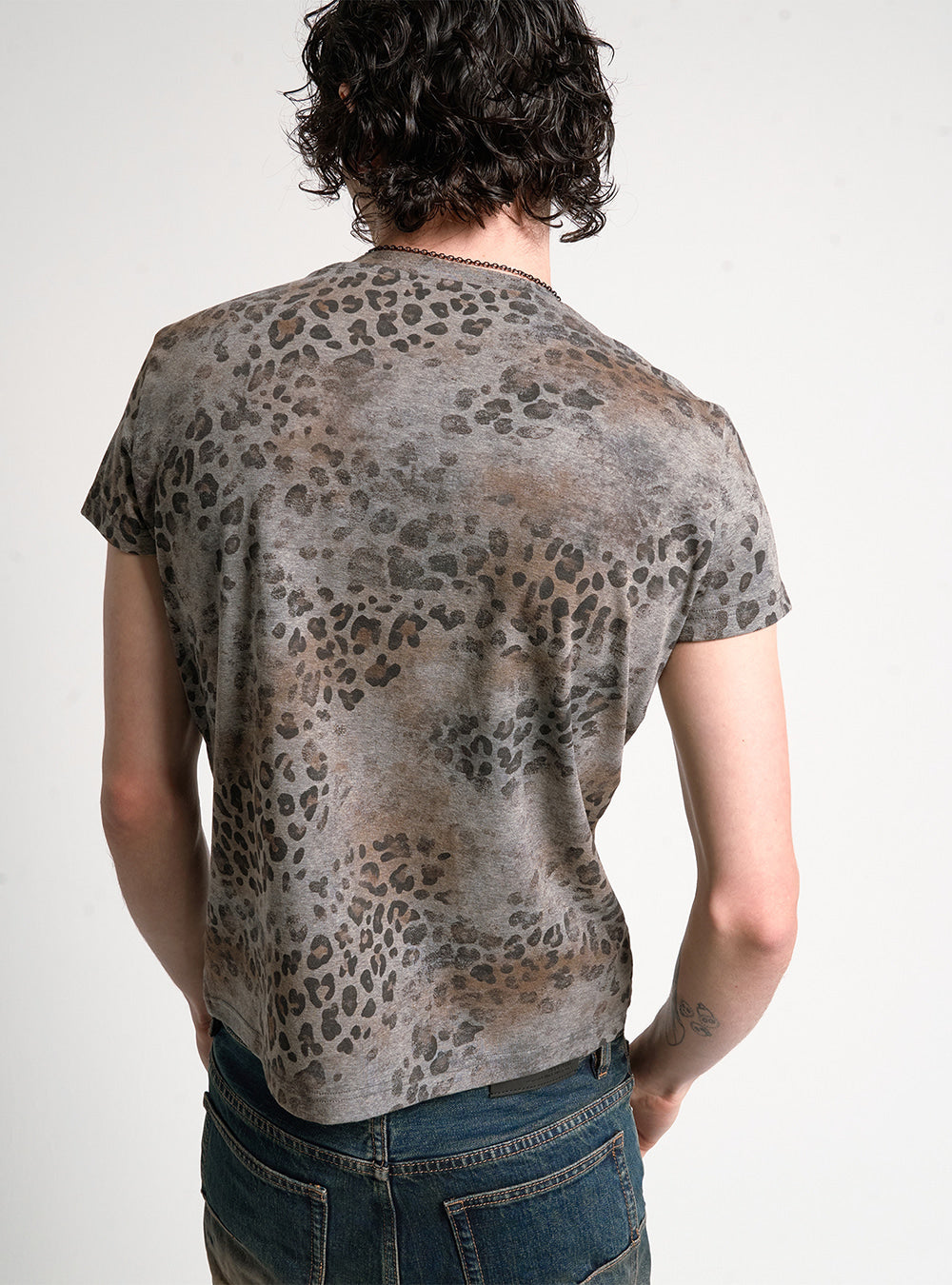 Attention Leopard Print T-Shirt