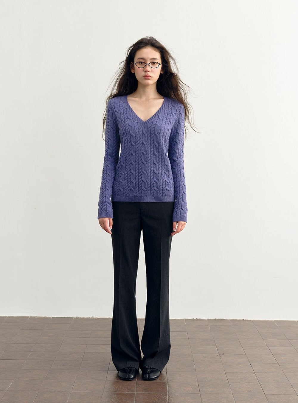 Low Waist Button Flare Pants