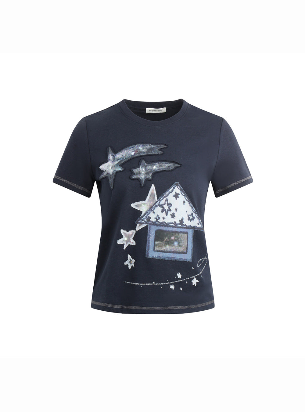 Stardust Graphic Top (2color)