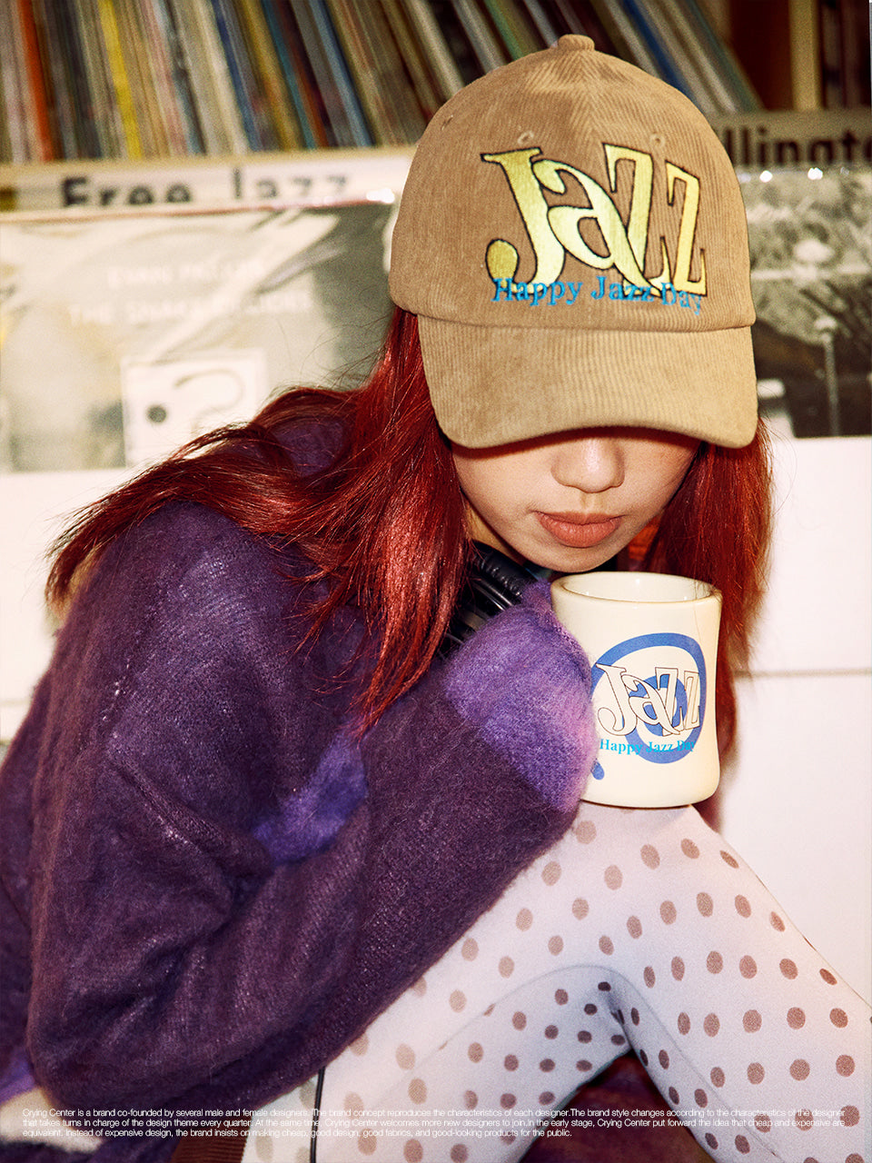 CryingCenter Corduroy Jazz Cap