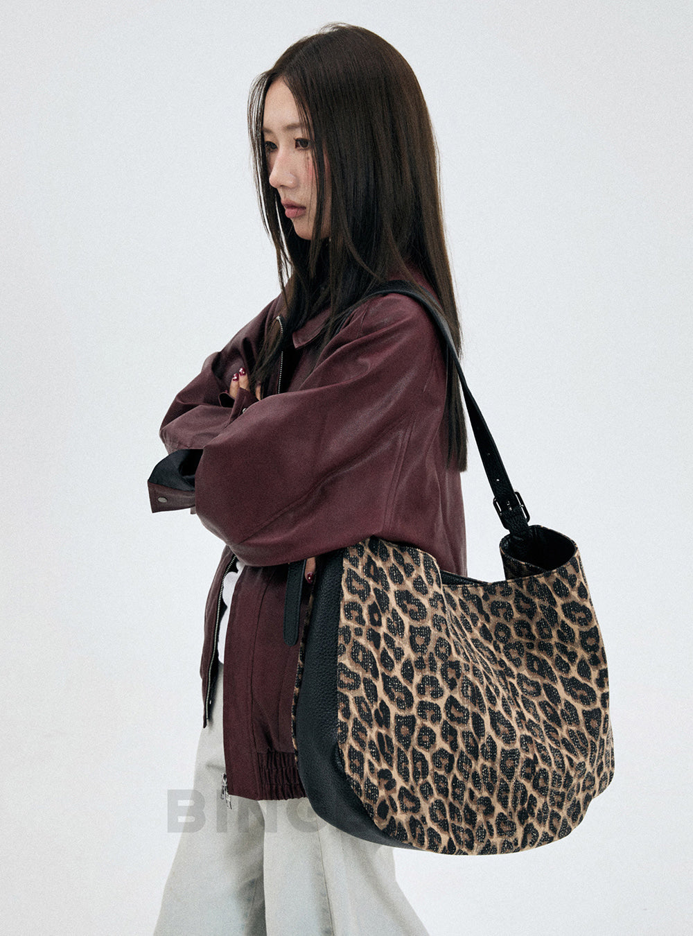 Leopard Pattern Multiway Tote Bag
