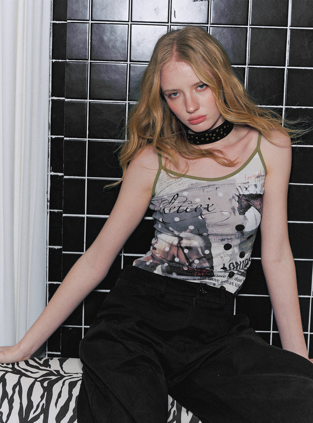 Equestrian Archive Print Camisole Top