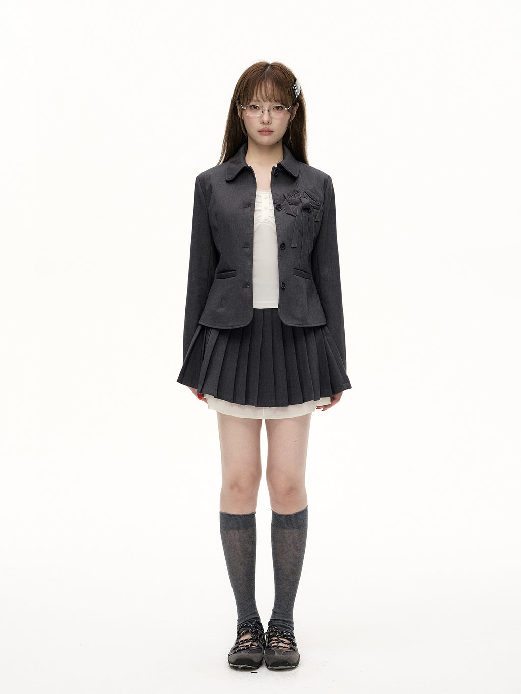 Romance Nanci Diamond Preppy Suit Set