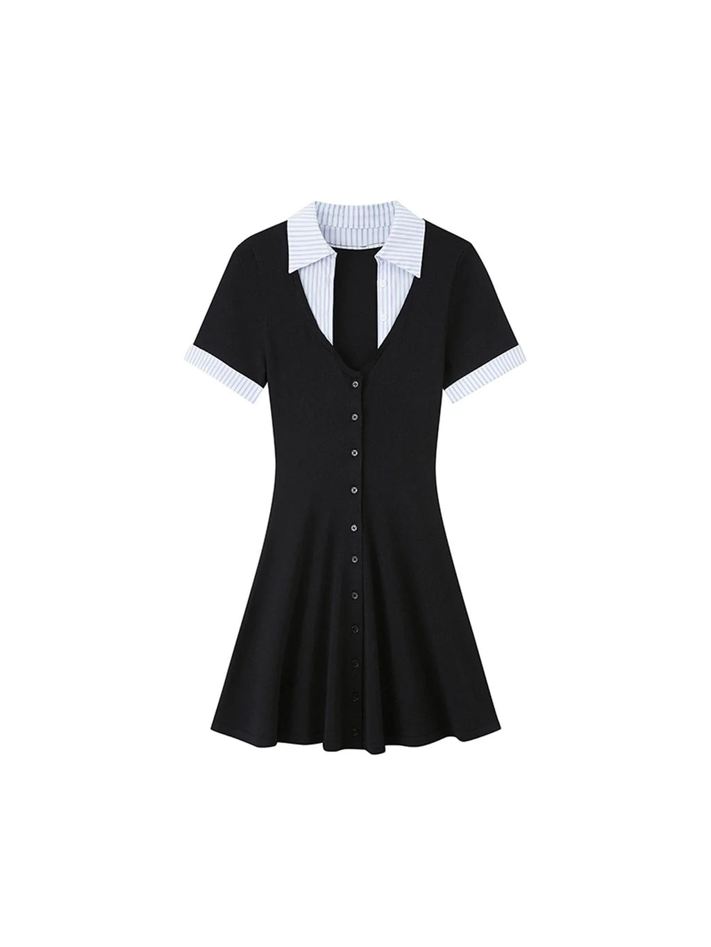 Summer Knit A-Line Sleeveless Dress