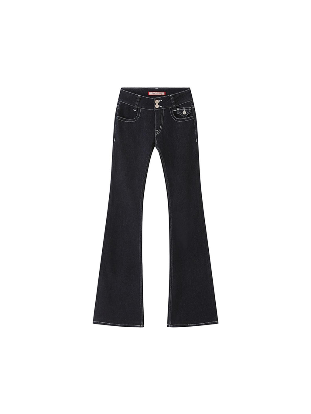 Vintage American Flare Denim Jeans For Women