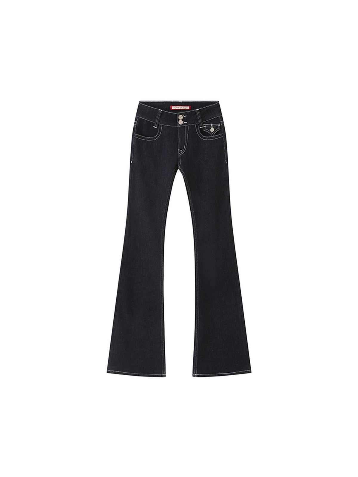 Vintage American Flare Denim Jeans For Women