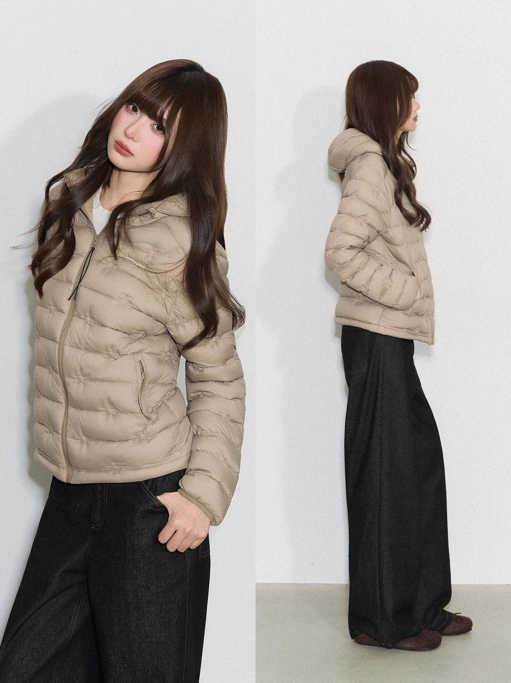 THELIGHT | LIGHTWEIGHT QUILTED HOODED JACKET【ID:TN00092】