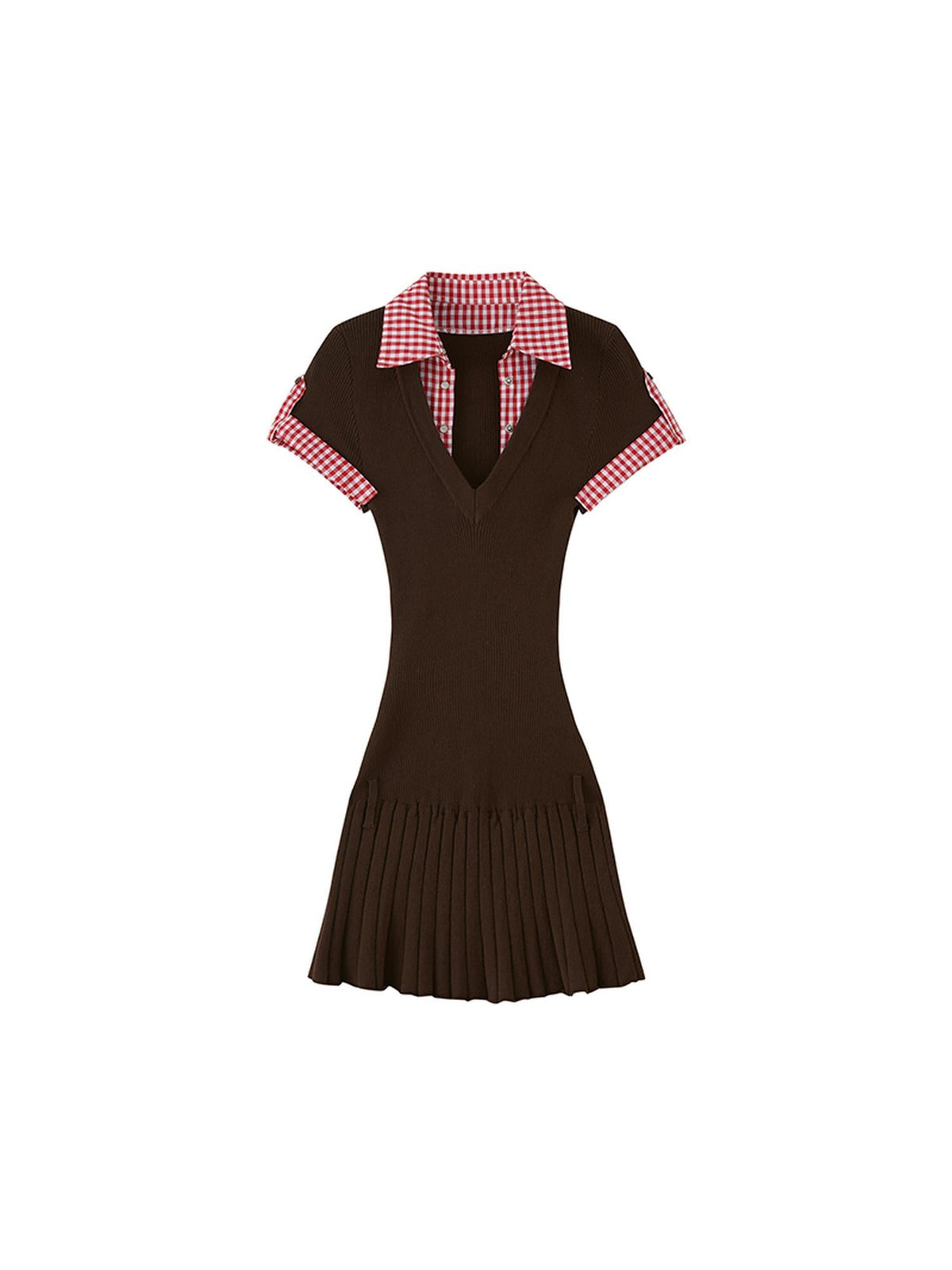 Summer Farmhouse Knit Dress With Western Belt Dresses