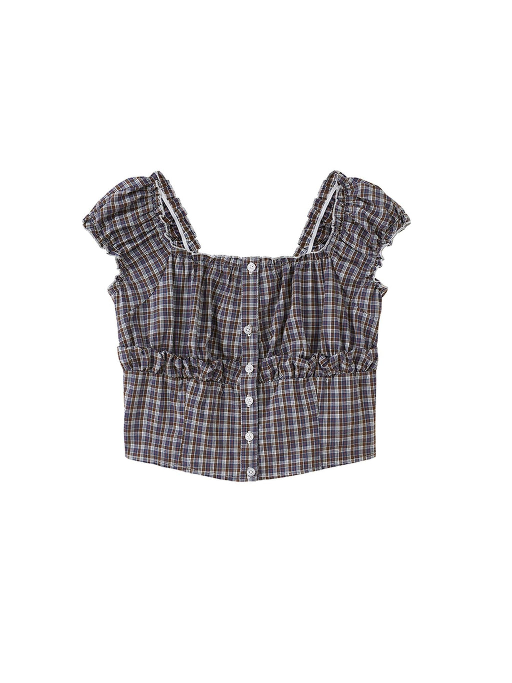 Summer Farmhouse Style High-Waist Shirt Vest Skirt Set