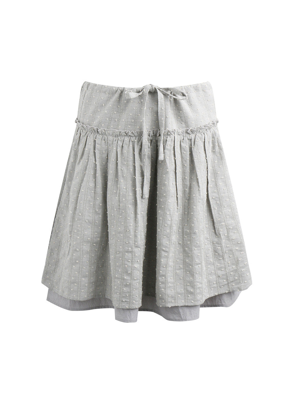 Layered Drawstring Skirt (2color)