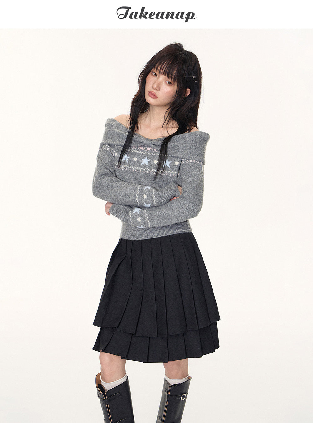 Midnight Fold Skirt