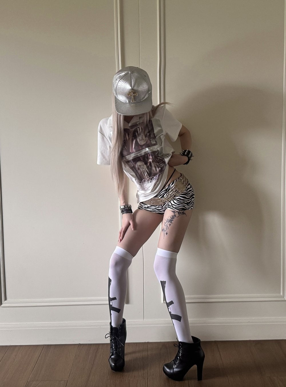 Liquid Silver Subculture Top