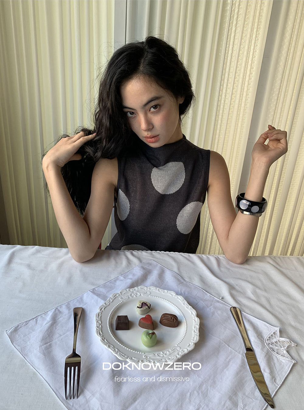 Orb Fade Sleeveless Top
