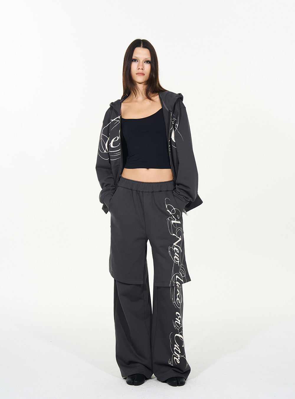 Double-Layer Combo Sweatpants (2color)