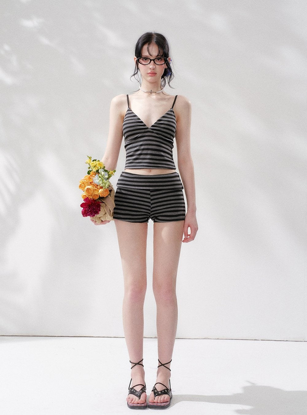 Stripe Layered Swim Set (2Piece)