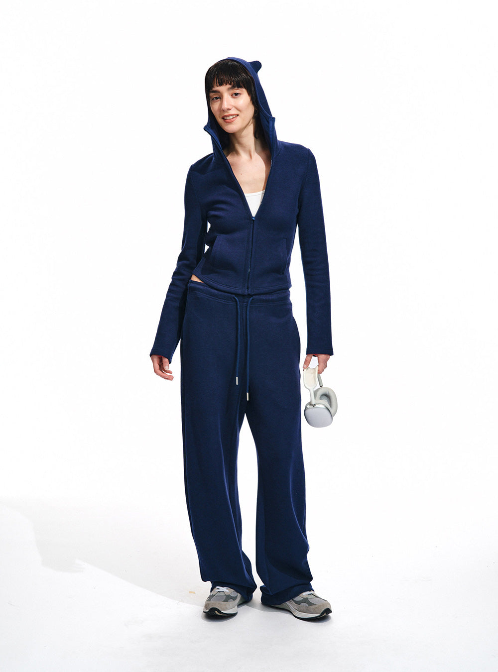 Bear Ear Hood Zip-Up & Pants