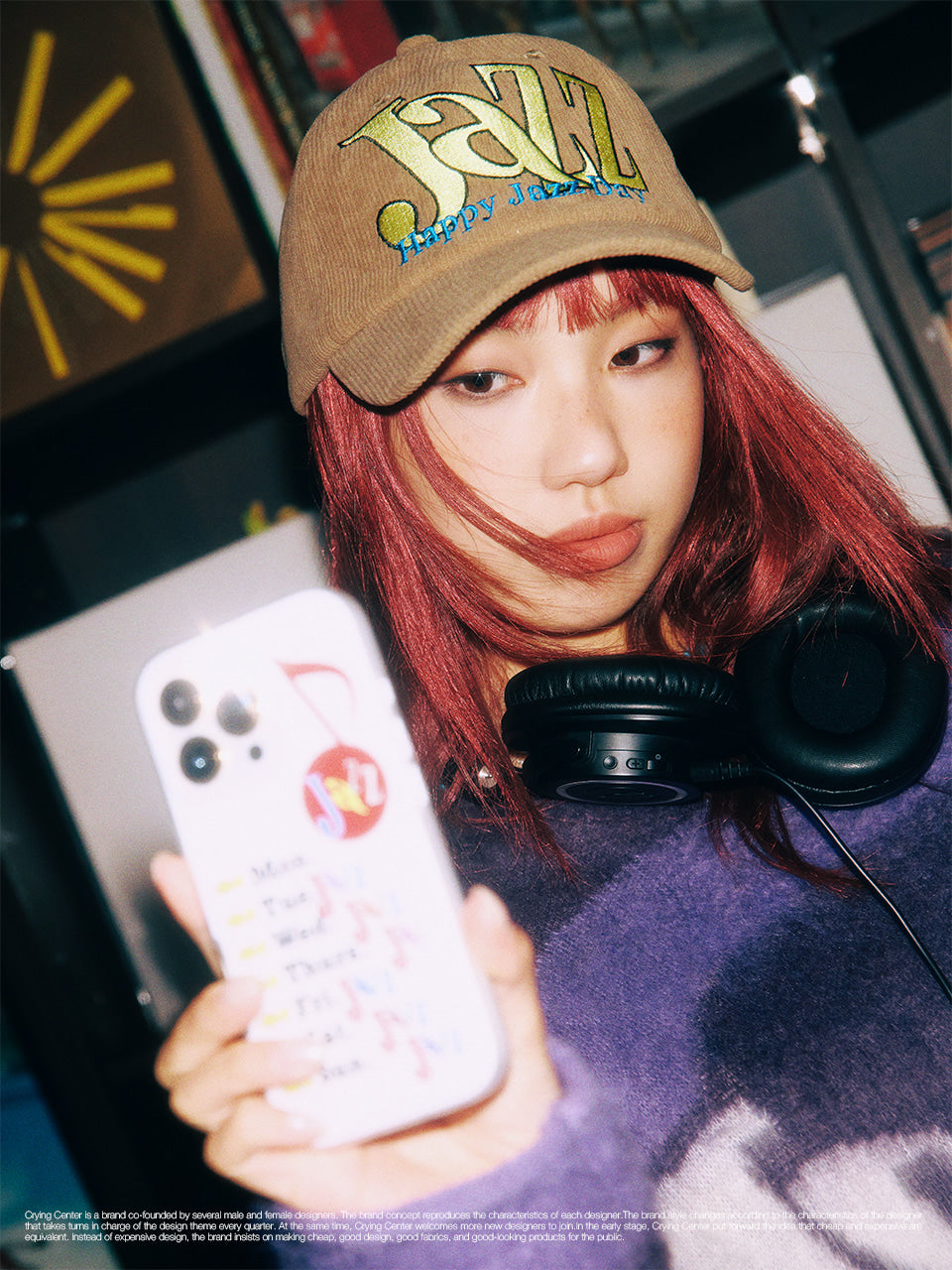 CryingCenter Corduroy Jazz Cap