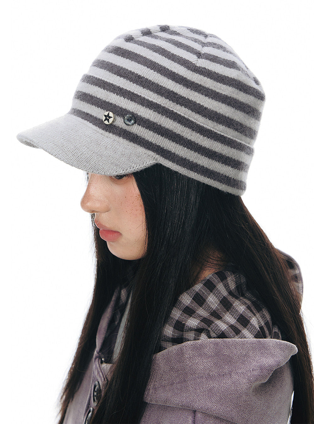 Striped Knit Cap