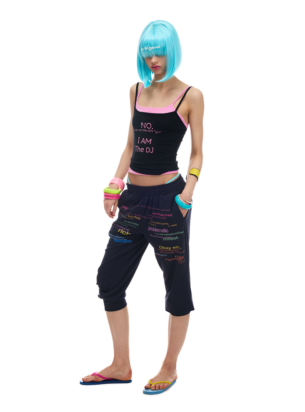 Dual Layer DJ Code Strap Top