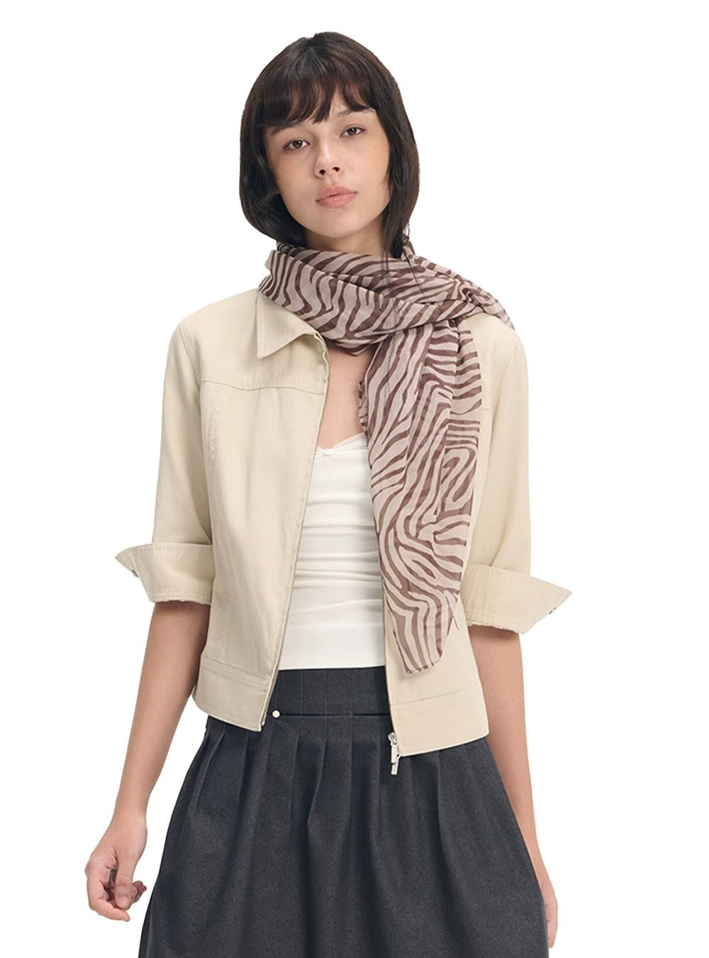 Luminous Wave Scarf