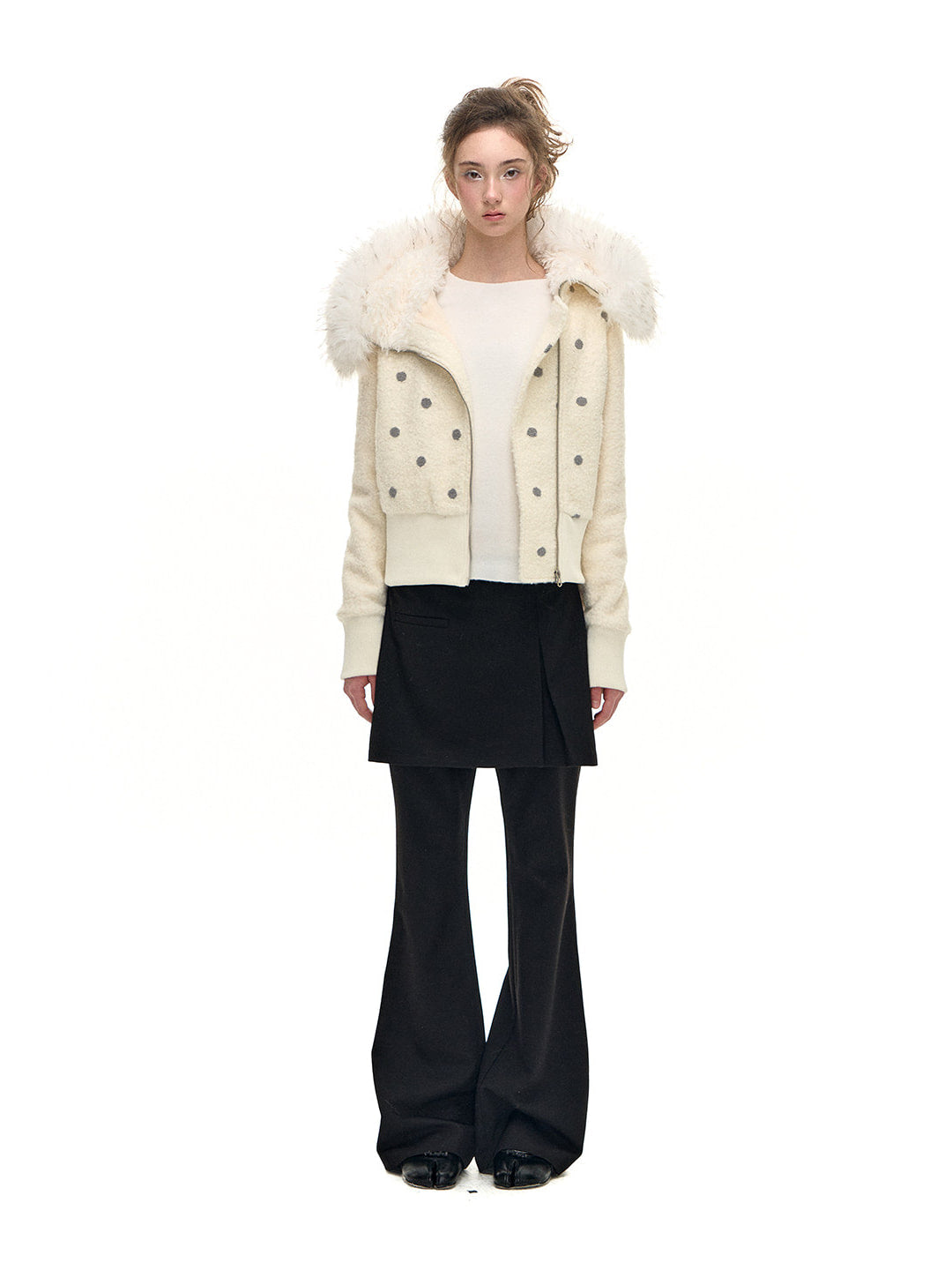 Romance Nanci Slim Fit Fur Short Jacket