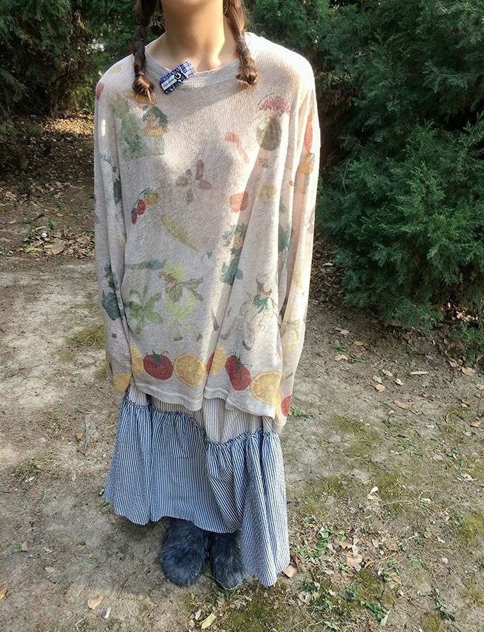 3months | KOREAN KNIT LONG SLEEVE TOP【ID:TN00046】