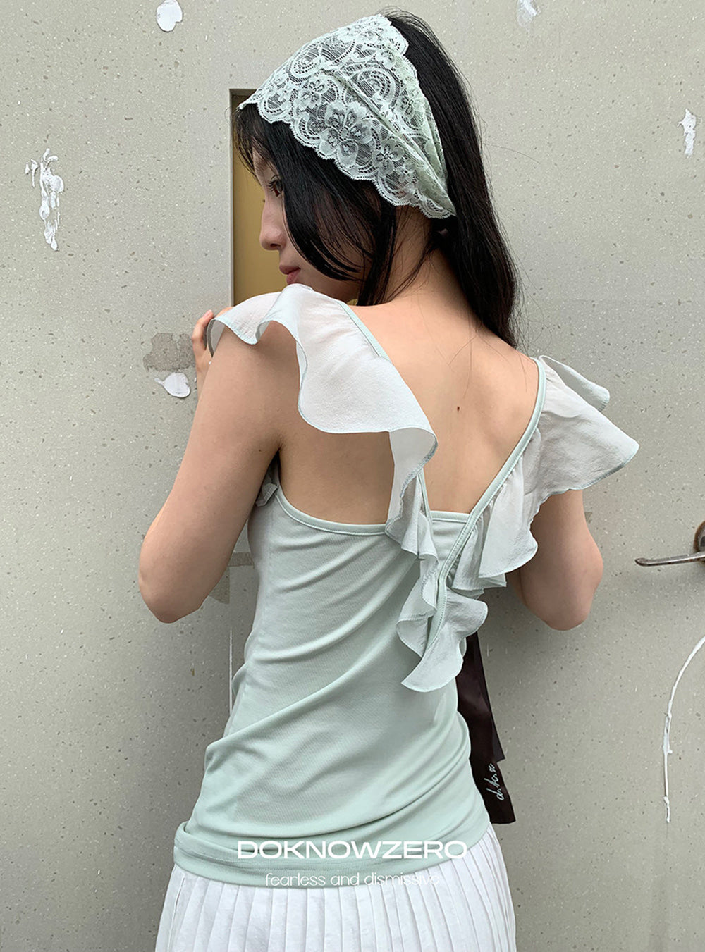 Veil Frill Top (3color)