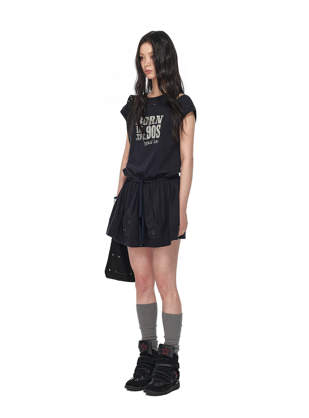 Born In 90s Accent Mini Dress