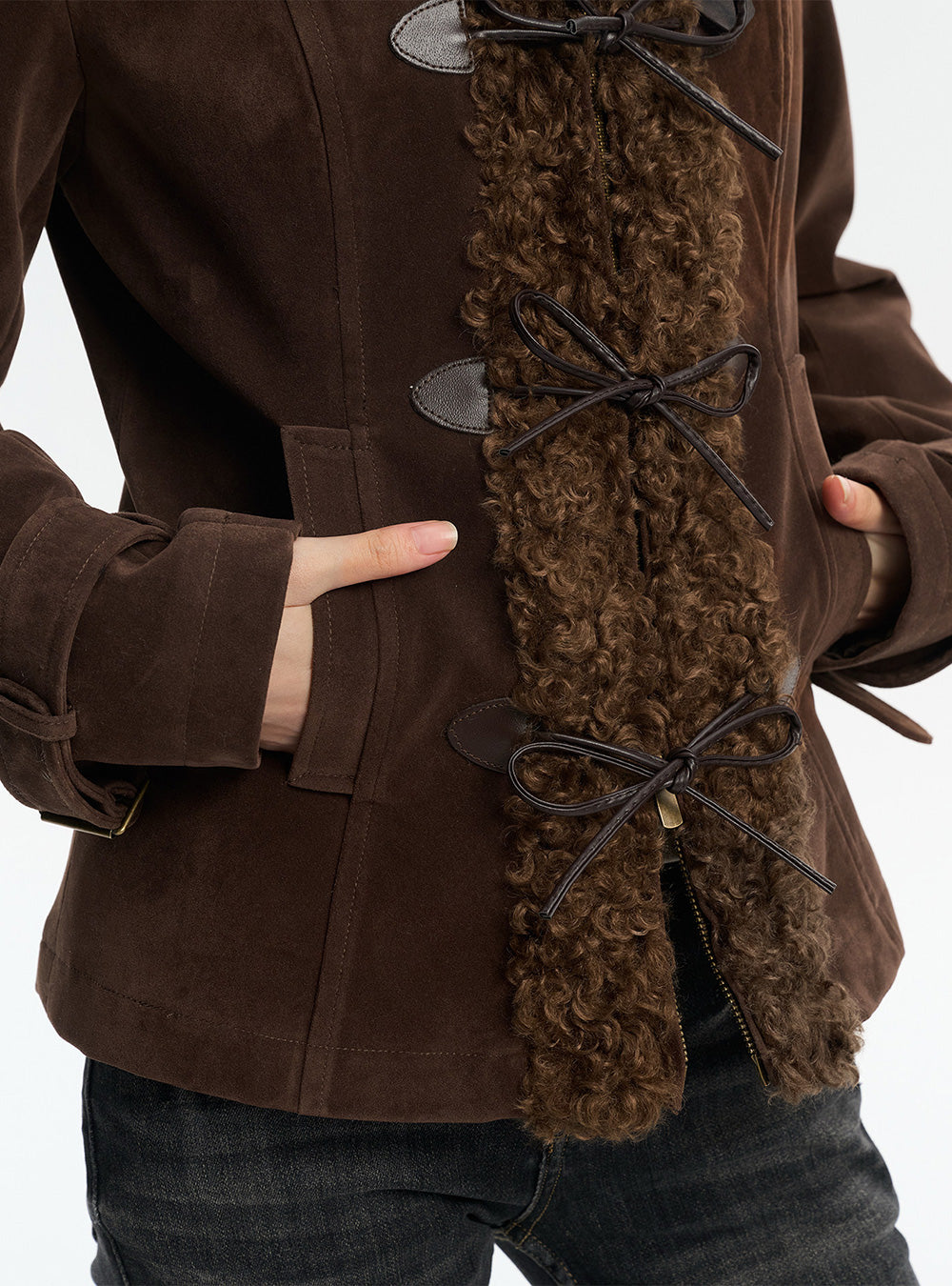 Brown Suede Women’s Jacket