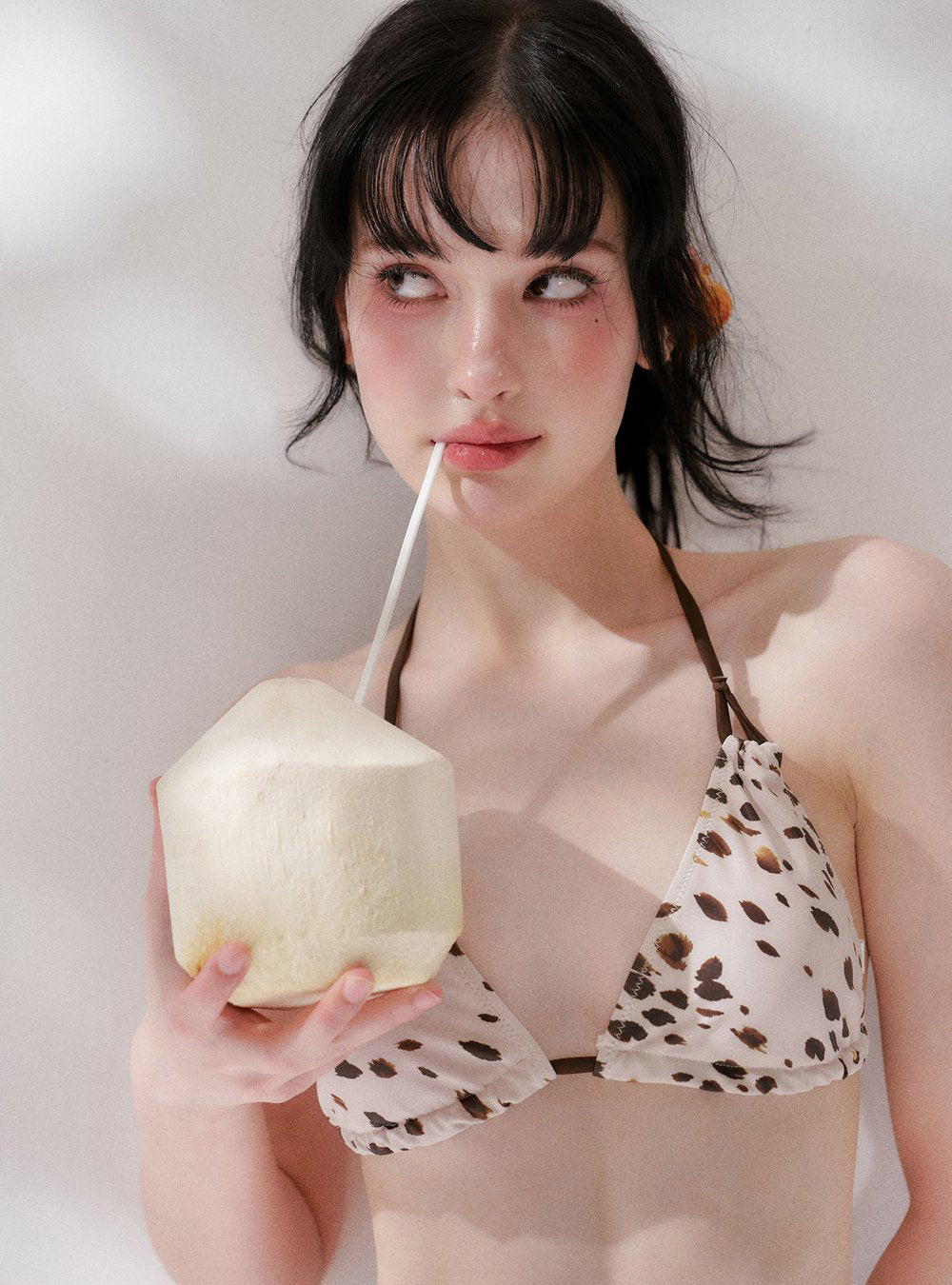 Leopard Spot Triangle Swim Set (3Piece)