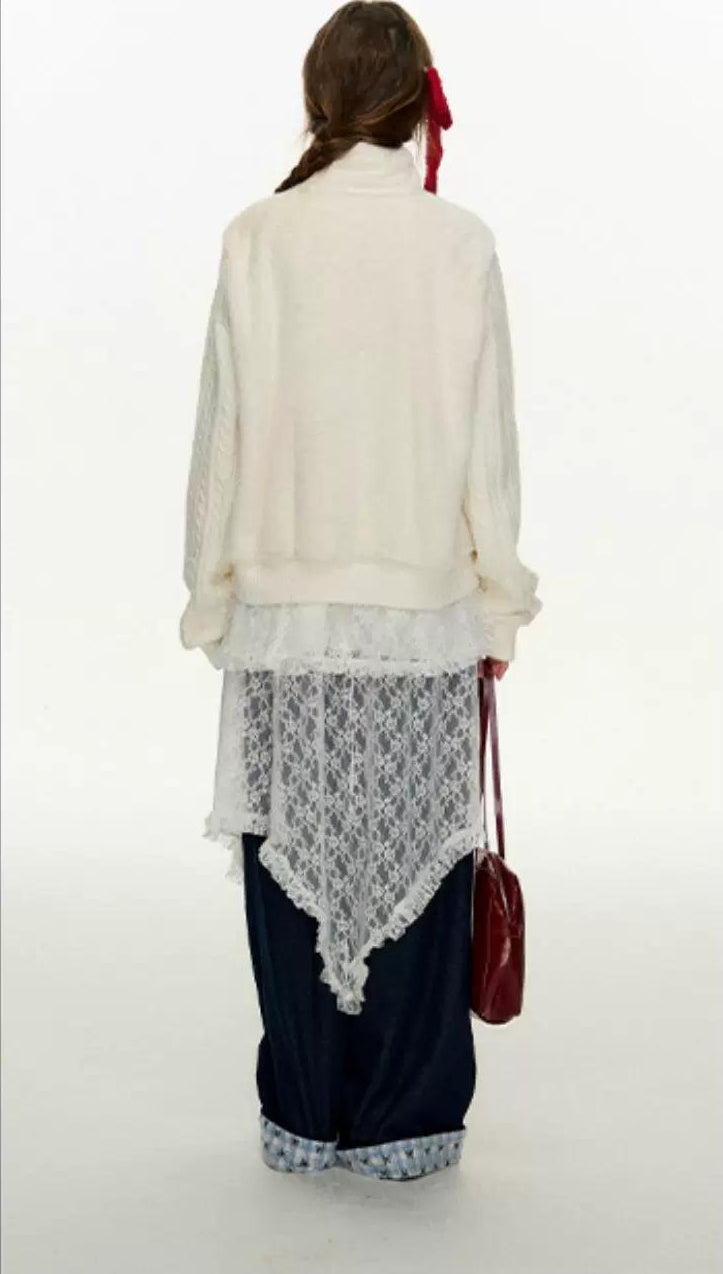 CyNi | COZY RABBIT HAIR CARDIGAN【ID:TN00097】
