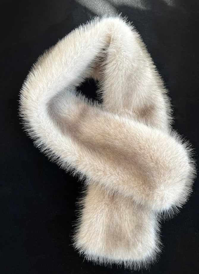 TRIA SELECT | TRENDY PLUSH SCARF WITH PATTERNS【ID:TN00078】