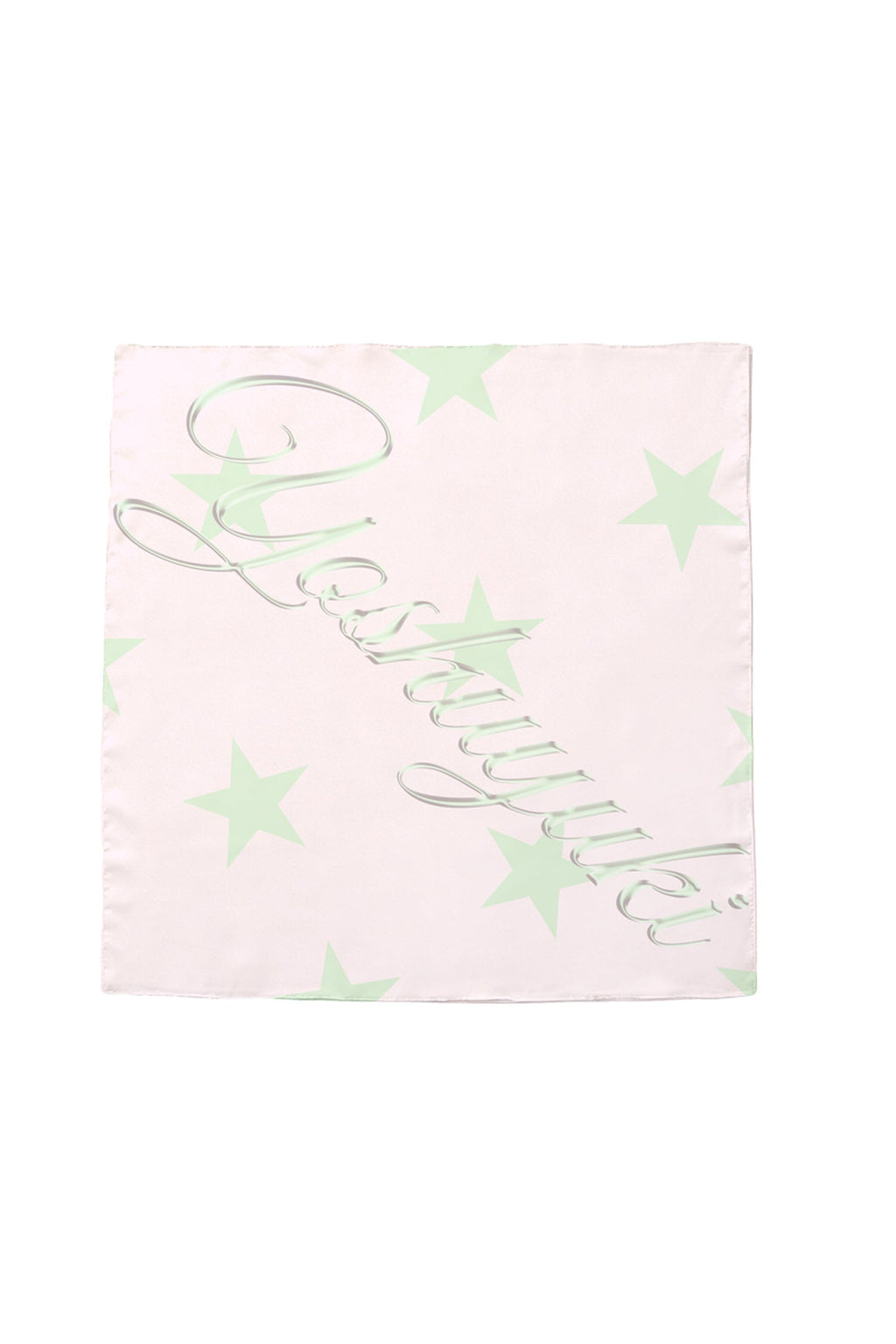Cotton-Feel Printed Square Scarf
