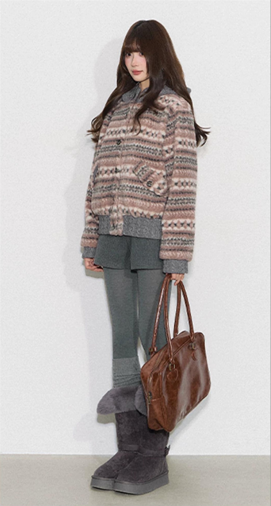THELIGHT | RETRO CASUAL KNIT JACKET【ID:TN00091】